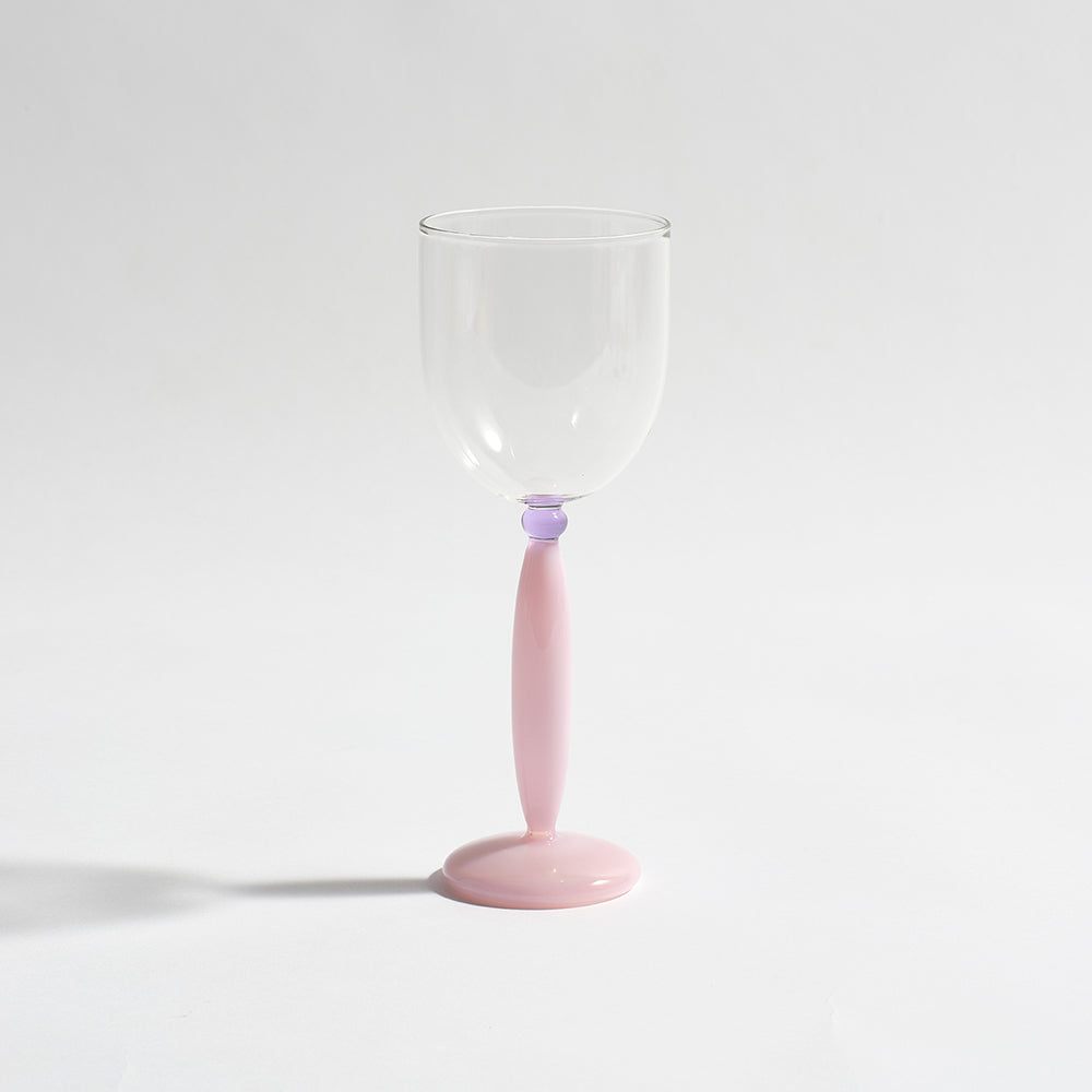 Kyoto Pink Wine Glass Pair