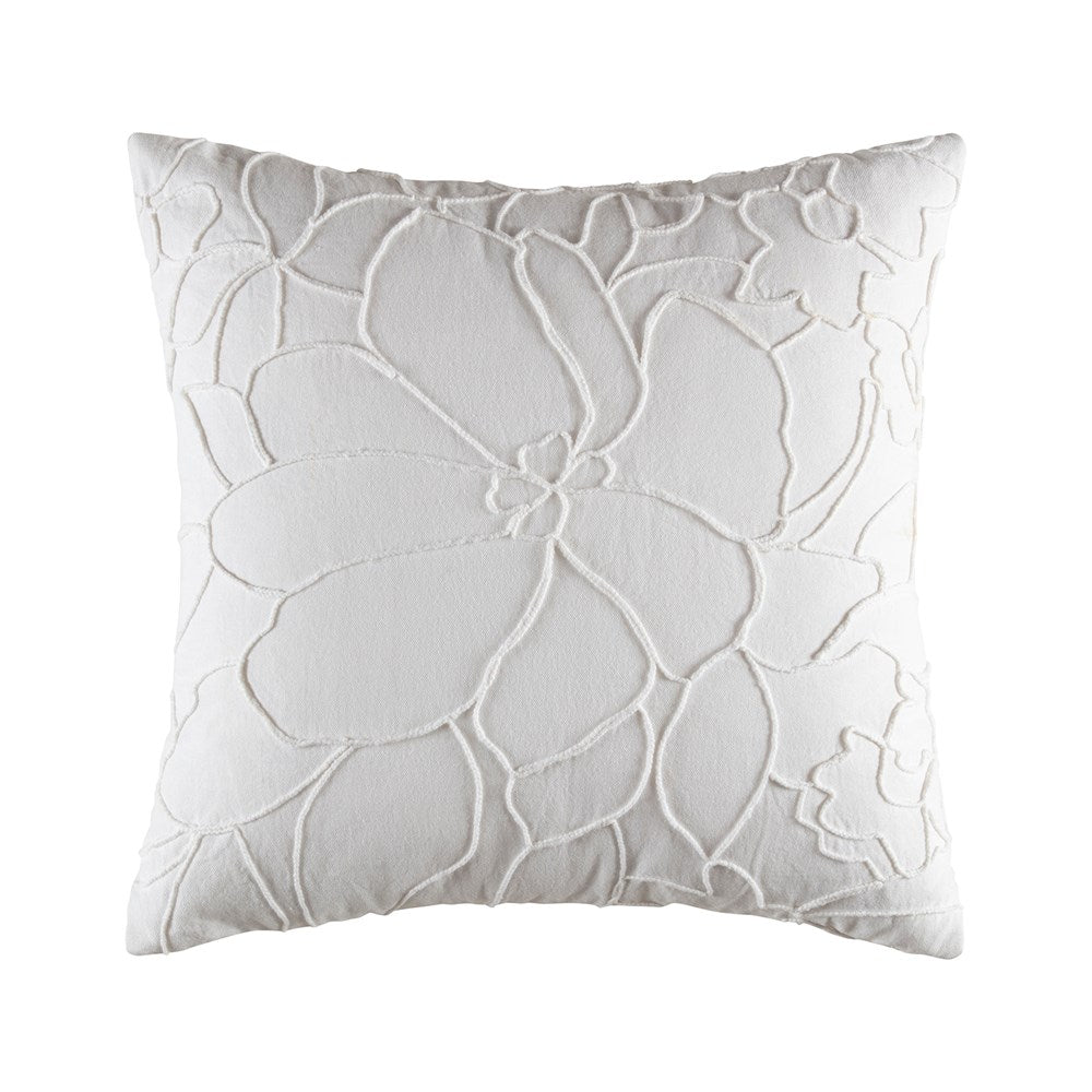 Elsa Cushion Cushion KAS AUSTRALIA White Square 50x50cm