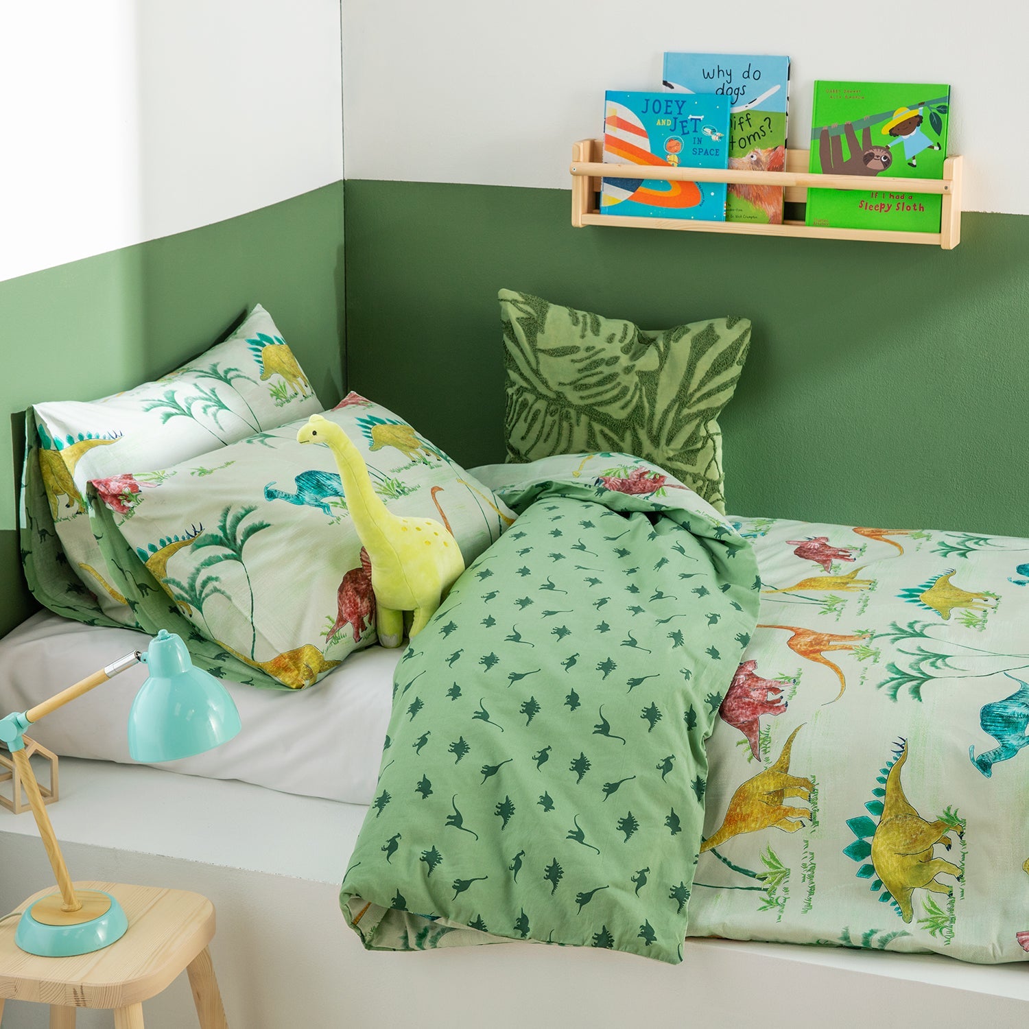 Dinosaur Quilt Cover Set BED LINEN KAS KIDS 