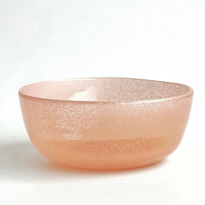 Mini Bubble Glass Bowl Glassware BEN DAVID BY KAS Blush Glass Bowl 15x6.5cm