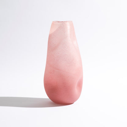 Tully Vase Large GLASS VASE BEN DAVID BY KAS Blush Large 15x15x38cm